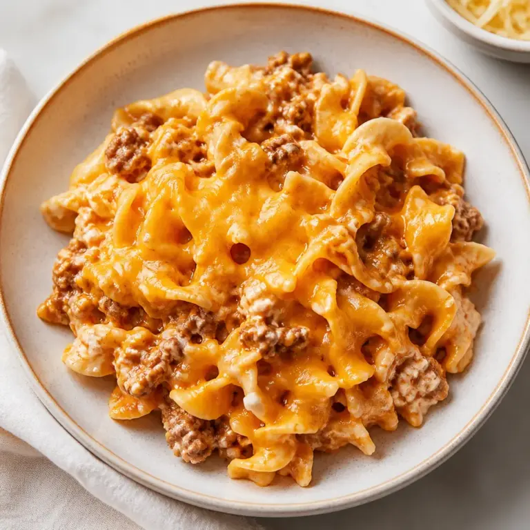 Beefy Sour Cream Noodle Bake
