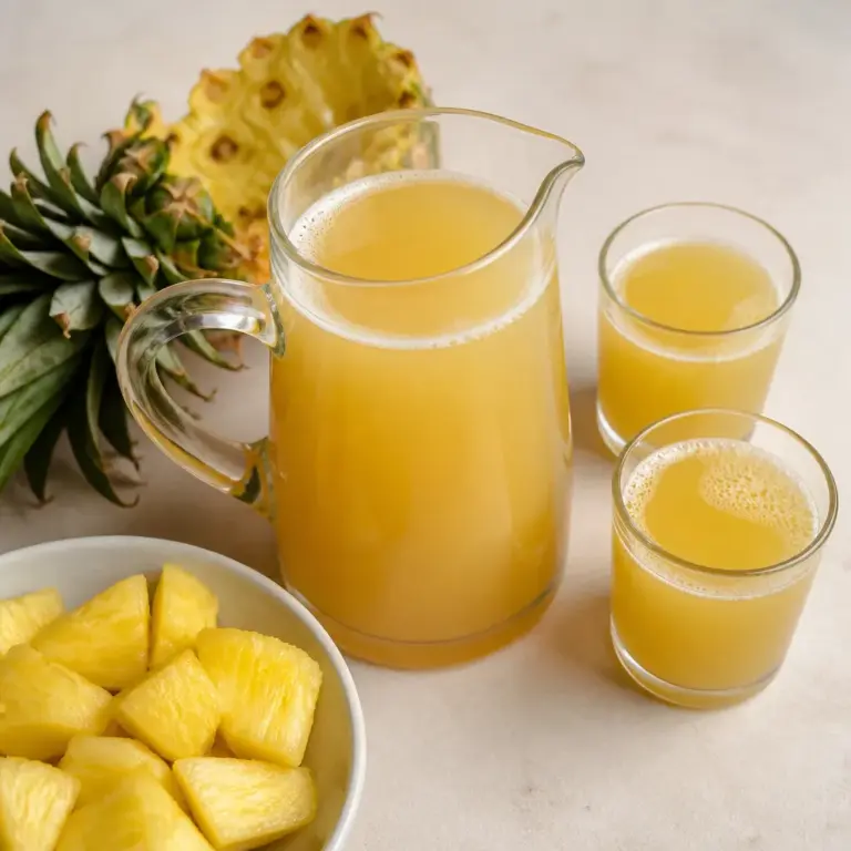 Guarapo de Piña (Fermented Pineapple Juice)