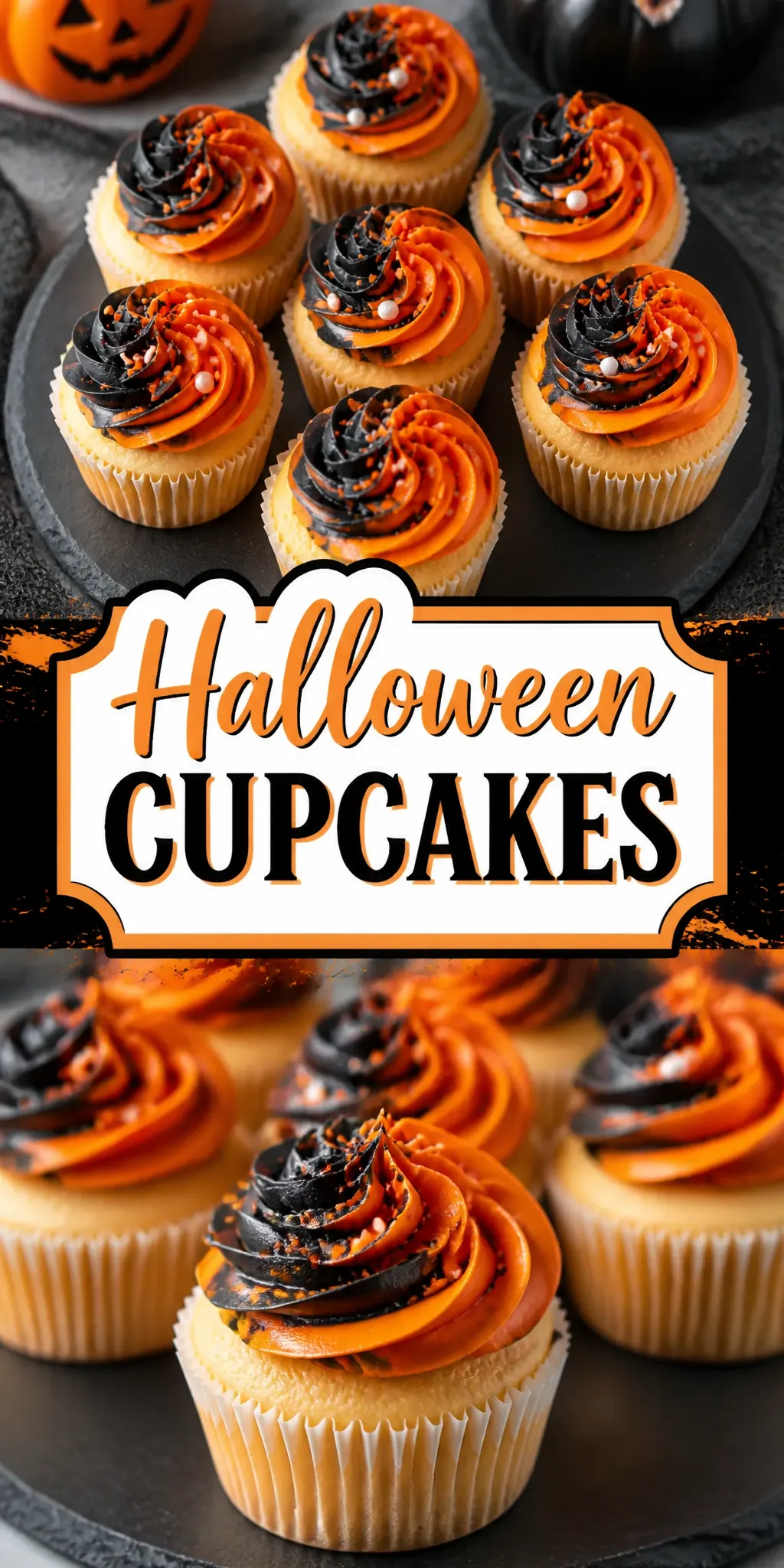 Halloween Cupcakes Pinterest pin