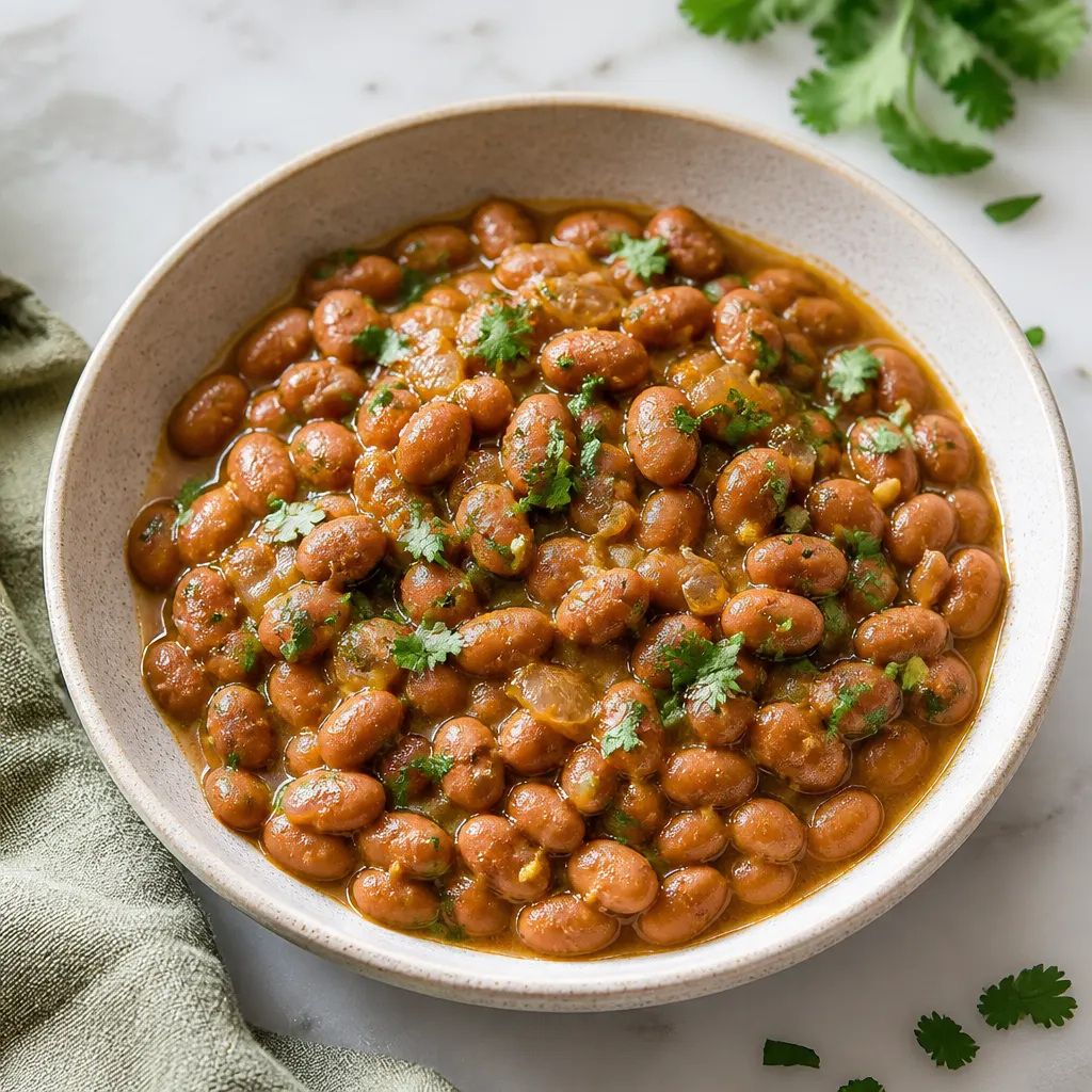 Spiced Canned Pinto Beans