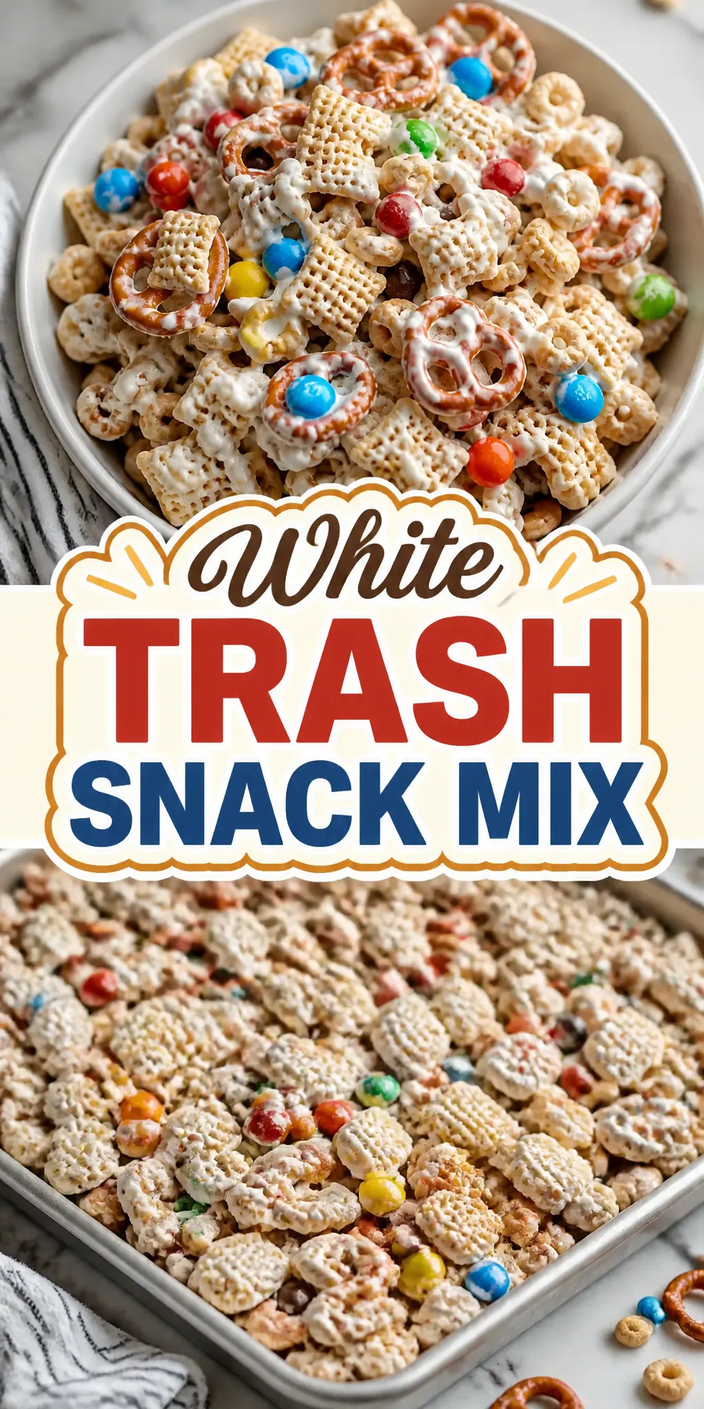 White Trash Snack Mix Pinterest pin